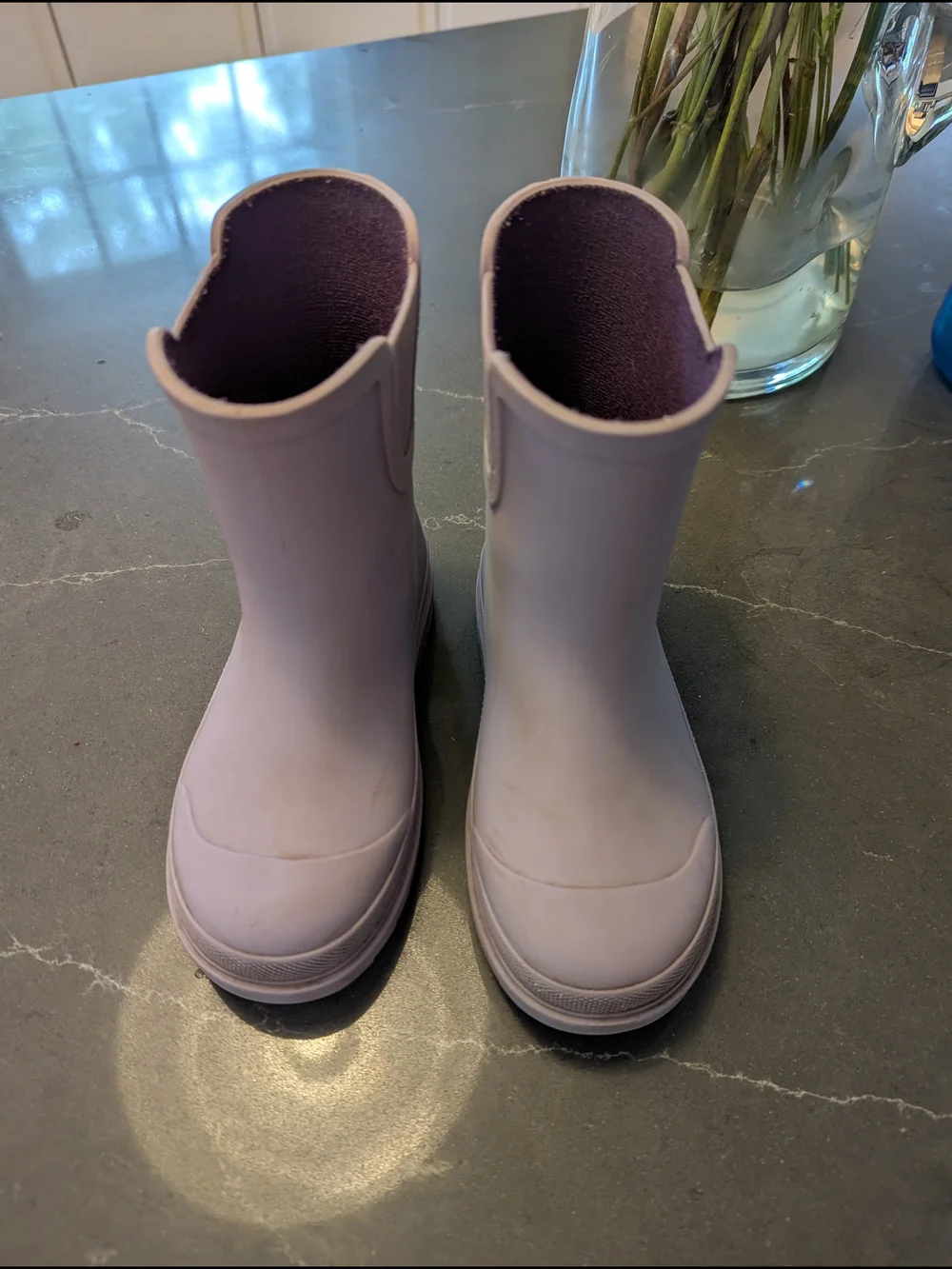 Zara Kids Waterproof Rain Boots - Lilac Purple